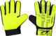 Avento keepershandschoenen - junior - geel zwart - maat s - pu grip