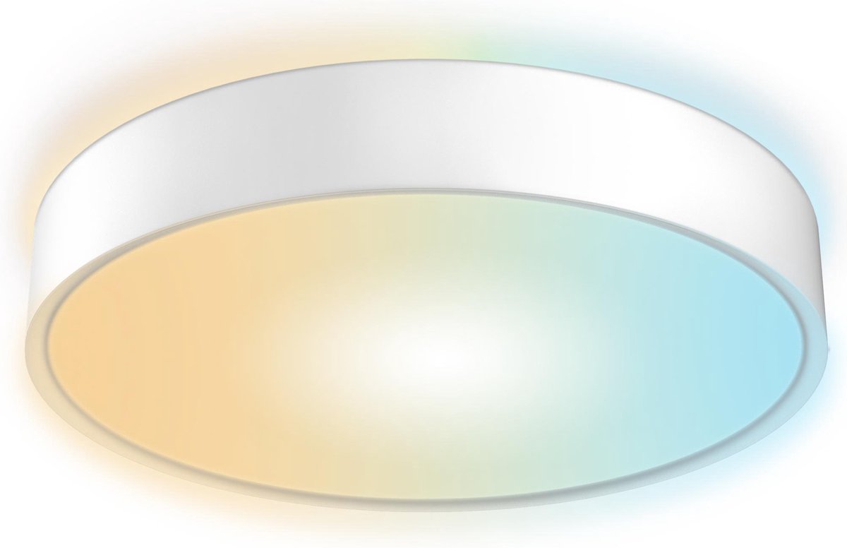 Innr lámpara de techo inteligente ambiente blanco - adecuada para Philips Hue - blanco cálido a blanco brillante - lámpara de techo inteligente Zigbee - regulable y sintonizable