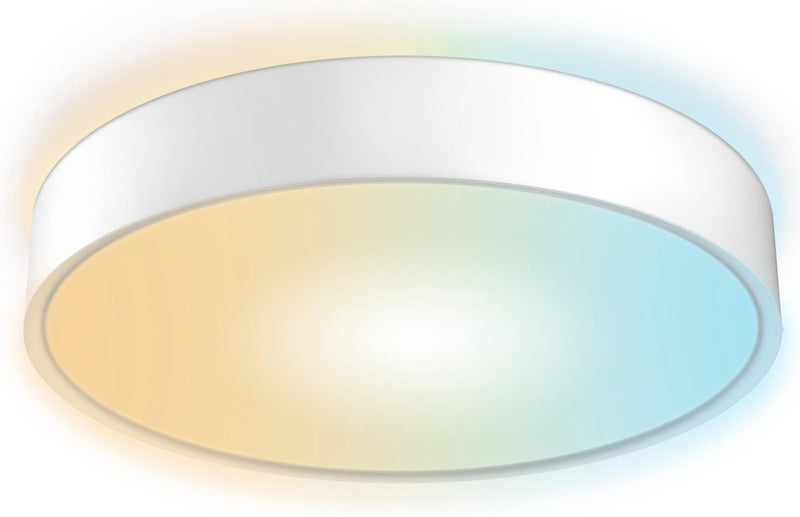 Innr lámpara de techo inteligente ambiente blanco - adecuada para Philips Hue - blanco cálido a blanco brillante - lámpara de techo inteligente Zigbee - regulable y sintonizable