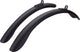 Set parafanghi Bbb ciclismo Rainwarriors - parafango anteriore, parafango posteriore 28 pollici - adatto per biciclette elettriche - bfd-01