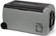 Frigo portatile Steamy-e con compressore elettrico a rulli bizona su ruote - 32 litri - 12v e 230v - per auto e campeggio - grigio