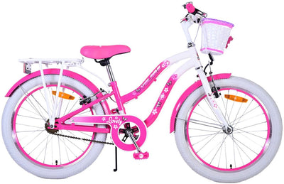 Volare Lovely Children's Bicycle - Girls - 20 Inch - Pink - Two Hand brakes