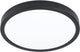 Lampada da superficie Eglo fueva 5 - LED - ø 29 cm - nera - bagno