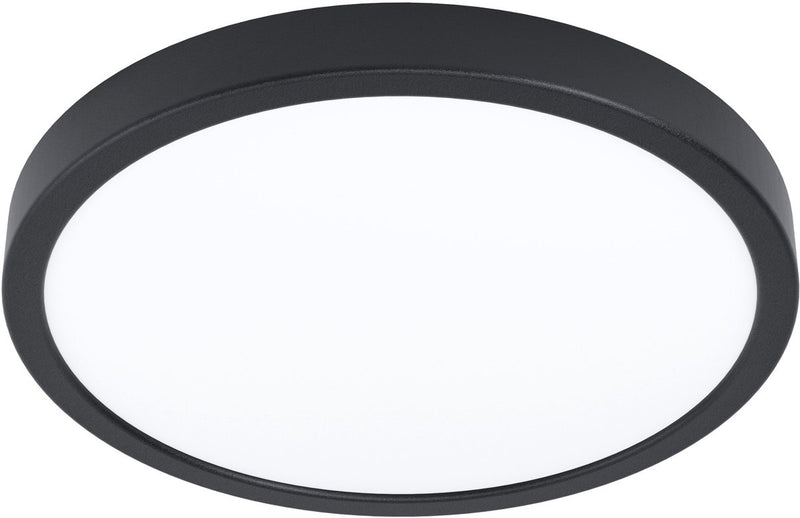 Eglo fueva 5 opbouwlamp - led - ø 29 cm - zwart - badkamer