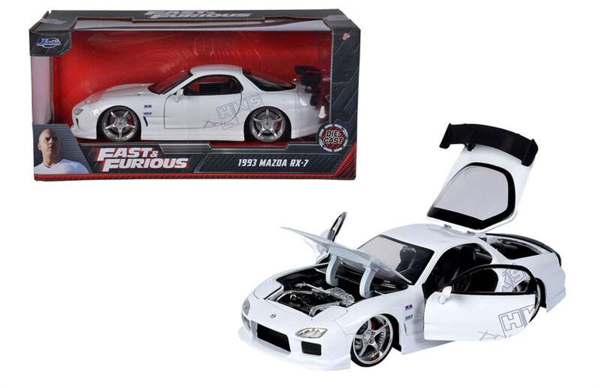 Jada giocattoli jada fast furious 1993 mazda rx-7 1:24