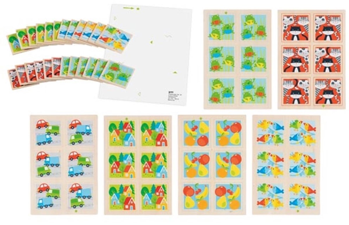 Goki Wooden Memo Game, 36DLG.