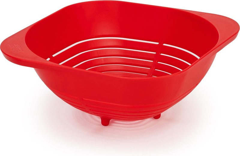 Scolapasta Joseph Joseph - facile da versare - rosso - | duo