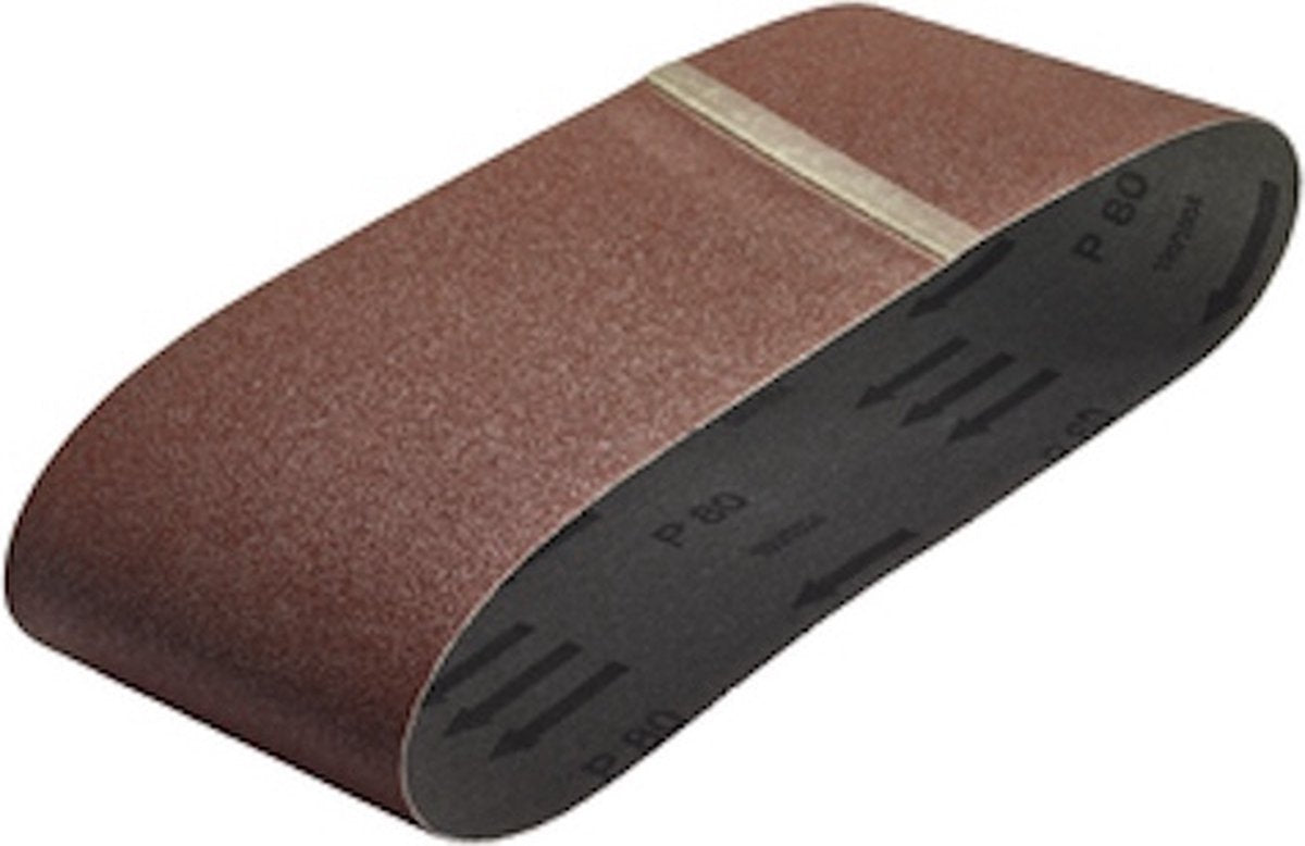 Wolfcraft - sanding belts grit 40 80 120 - 9 pieces - belt sander sandpaper - sanding belt 100 x 560 mm - 1933100