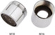 Set rubinetto lavabo Tiger splash eco getto regolatore a risparmio idrico - m16 e m18 - cromo
