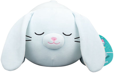 Squishmallows Jazwares - peluche medio (bottoni - coniglietto blu - sonnambuli) - peluche 25 cm