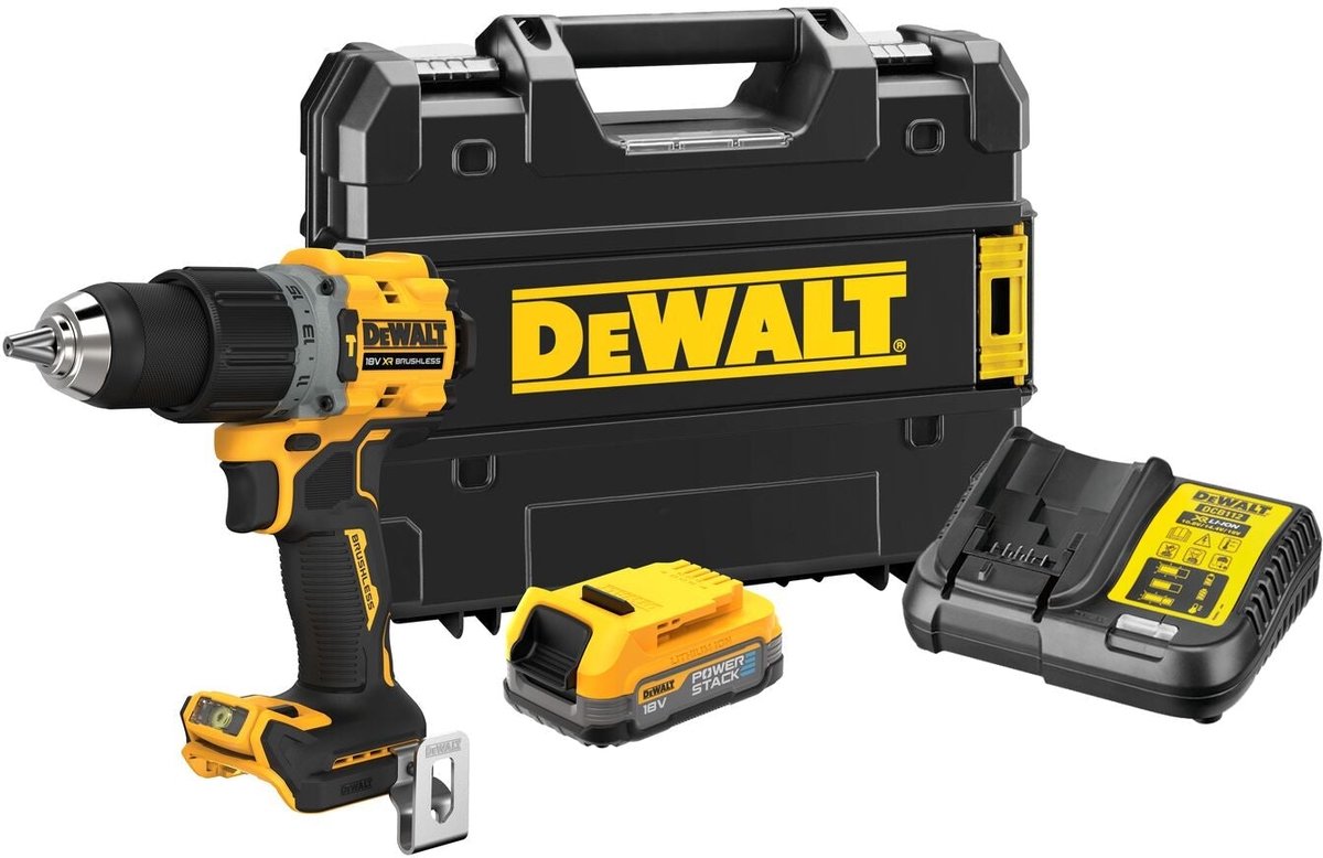 Dewalt DCD805E1T-QW - Cacciavite compatto 18V XR G3 | 1x power stack in tstak