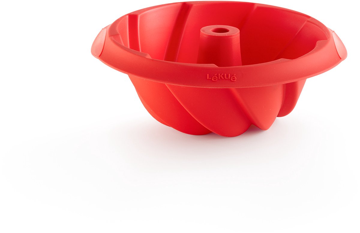 Lékué bakvorm savarin spiraal - siliconen - red