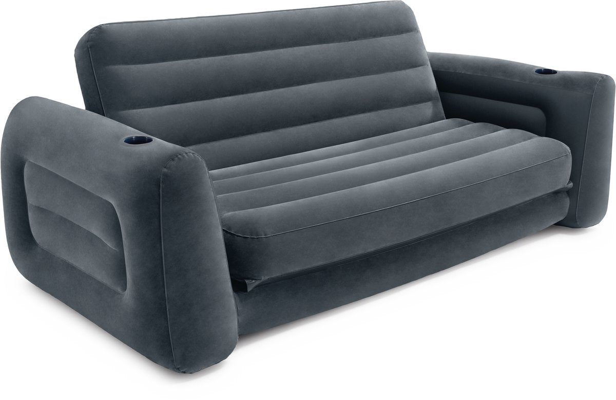 Intex pull-out sofa uitklapbare opblaasbank - 231 x 203 x 66 cm
