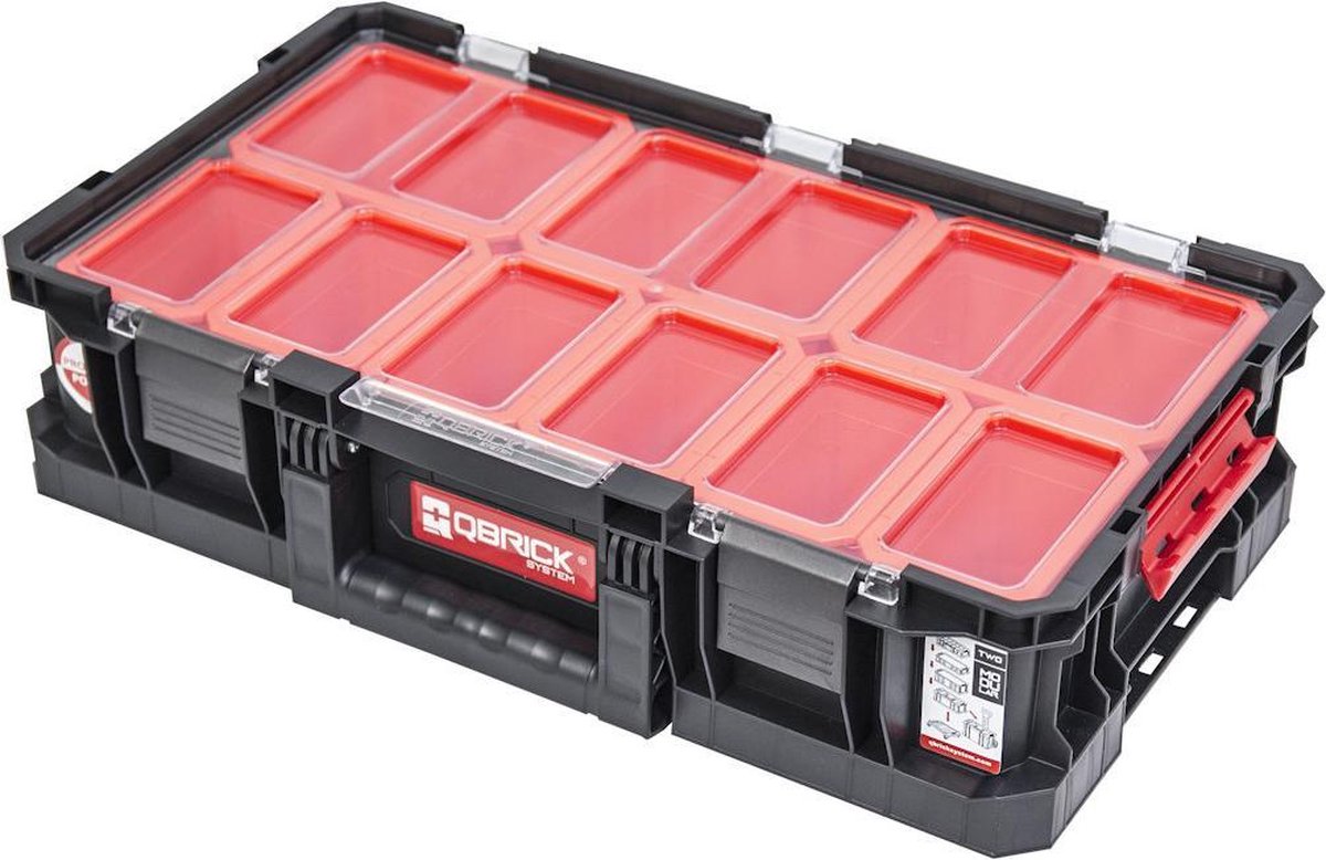 Qbrick system gereedschapskoffer organisator plus systeem two gereedschapskoffer
