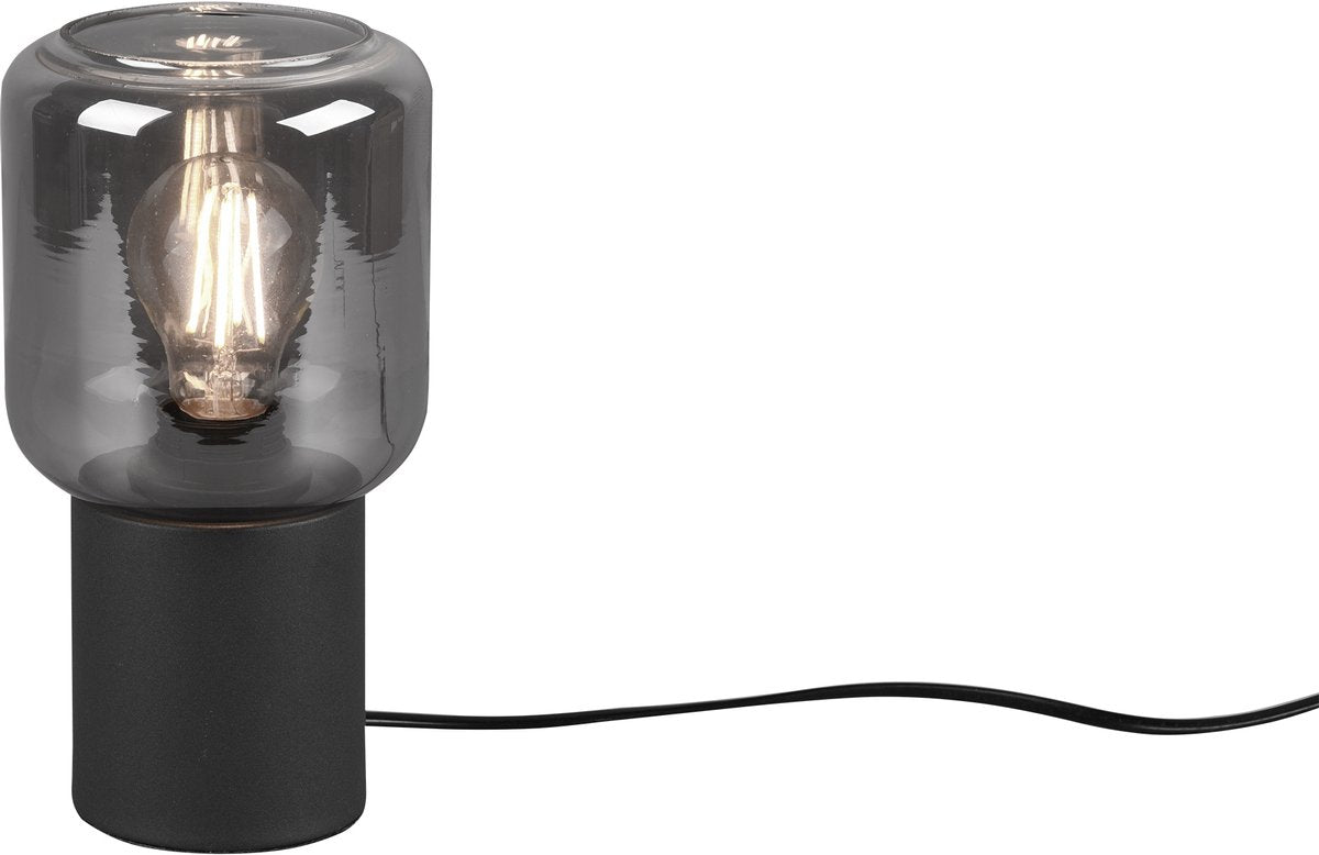 Rl vive tu luz realidad nico - lámpara de mesa - negro mate - excl. 1xe27 4w