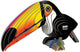 Puzzle 3d eugy - tucán - pájaros - sostenible - colecciónalos todos - 6 años