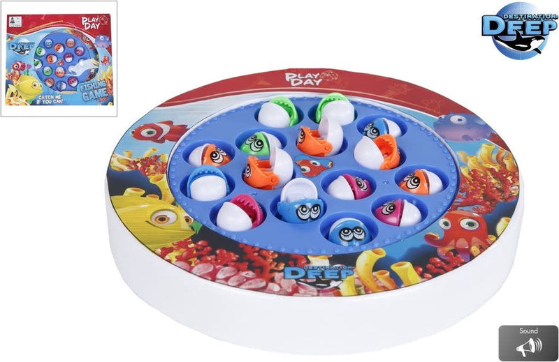Destino de juego de pescado profundo con 15 peces y sonido