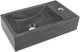 Fuente Differnz hura - 40x22x11cm - piedra caliza - gris