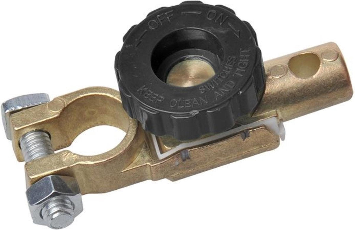 Proplus accupoolklem met stroomonderbreker - ø 17,5 mm - minpool - anti-diefstal - 125a 500a - 6-24v