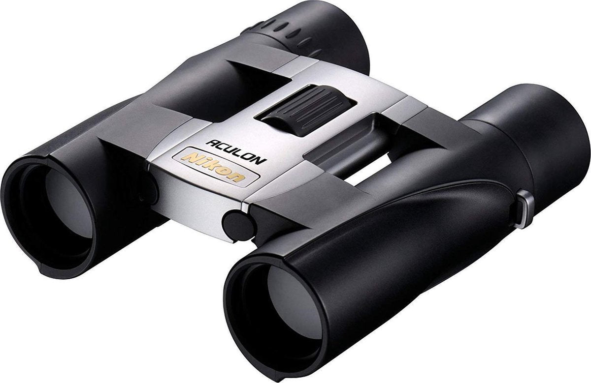 Binocolo Nikon aculon a30 10x25 colore argento