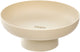 5five frutero nórdico - con pie - beige - plástico - d26 x h11 cm - cuenco de cocina