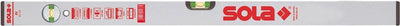 Nivel de burbuja Sola alu block av100, 100cm 2 burbujas 0,50mm m plata - 01111301 - 01111301