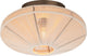 Lampada da soffitto Eglo orimini - e27 - ø 38 cm - bronzo crema - tessuto