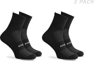 Rogelli essential cycling socks - 2-pack - black - 36 39