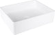 Lavabo macizo Differnz – de superficie – 48,5 x 38 x 14 cm – blanco