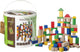 Jouéco wooden blocks, 100th.