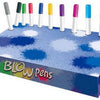Juego de bolígrafos con bomba espacial.