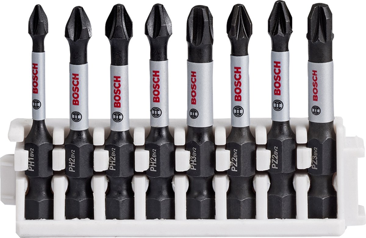 Imp bosch accessories screw bit act control ph1-ph3 pz2-pz3 50 mm 8x - 2608522328