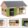 Kids Globe Globe Horse Stable con 2 scatole e archiviazione 1:32