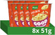 Patate buone Knorr - pancetta e cipolla - pronte in 5 minuti - 8 x 51 g