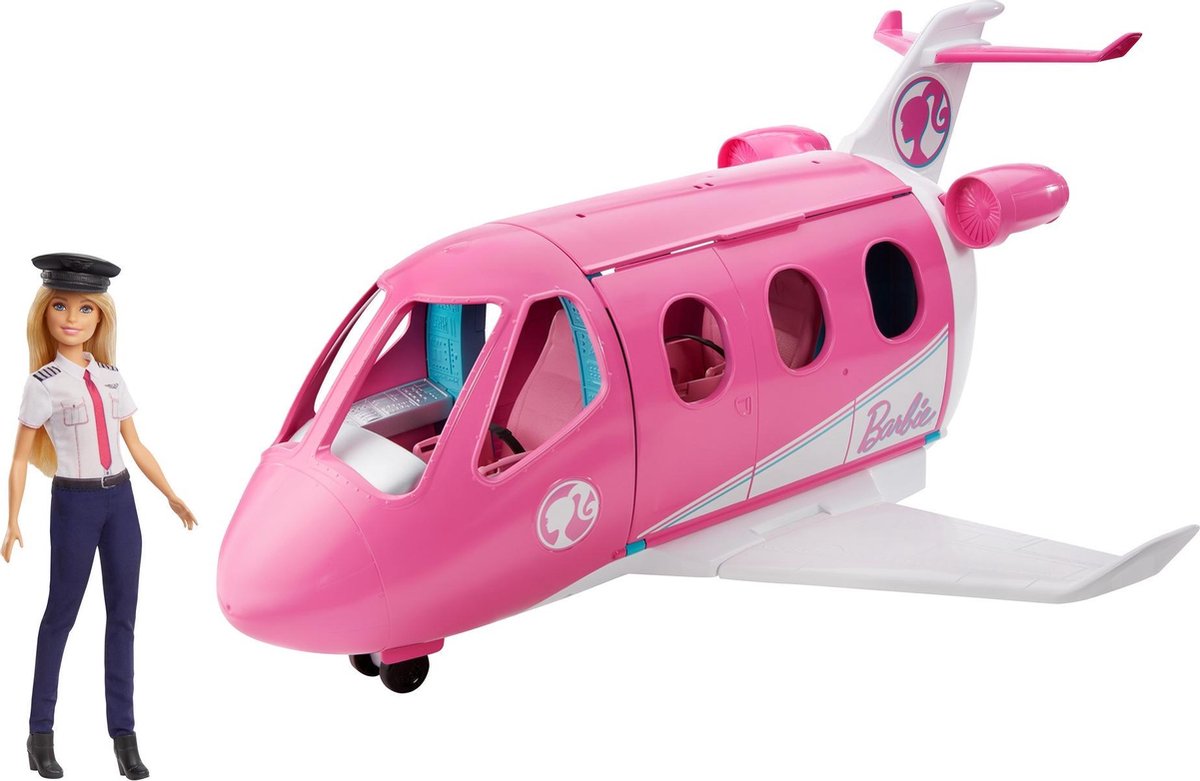 Barbie dream plane pilot playset
