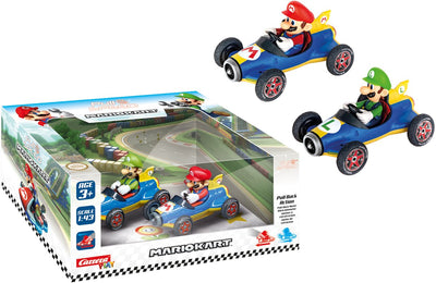 Super Mario Super Mario retrocede los autos de carrera Mach 8, 2dlg.