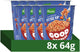 Fideos buenos Knorr - pollo picante - listos en 3 minutos - 8 x 64 g