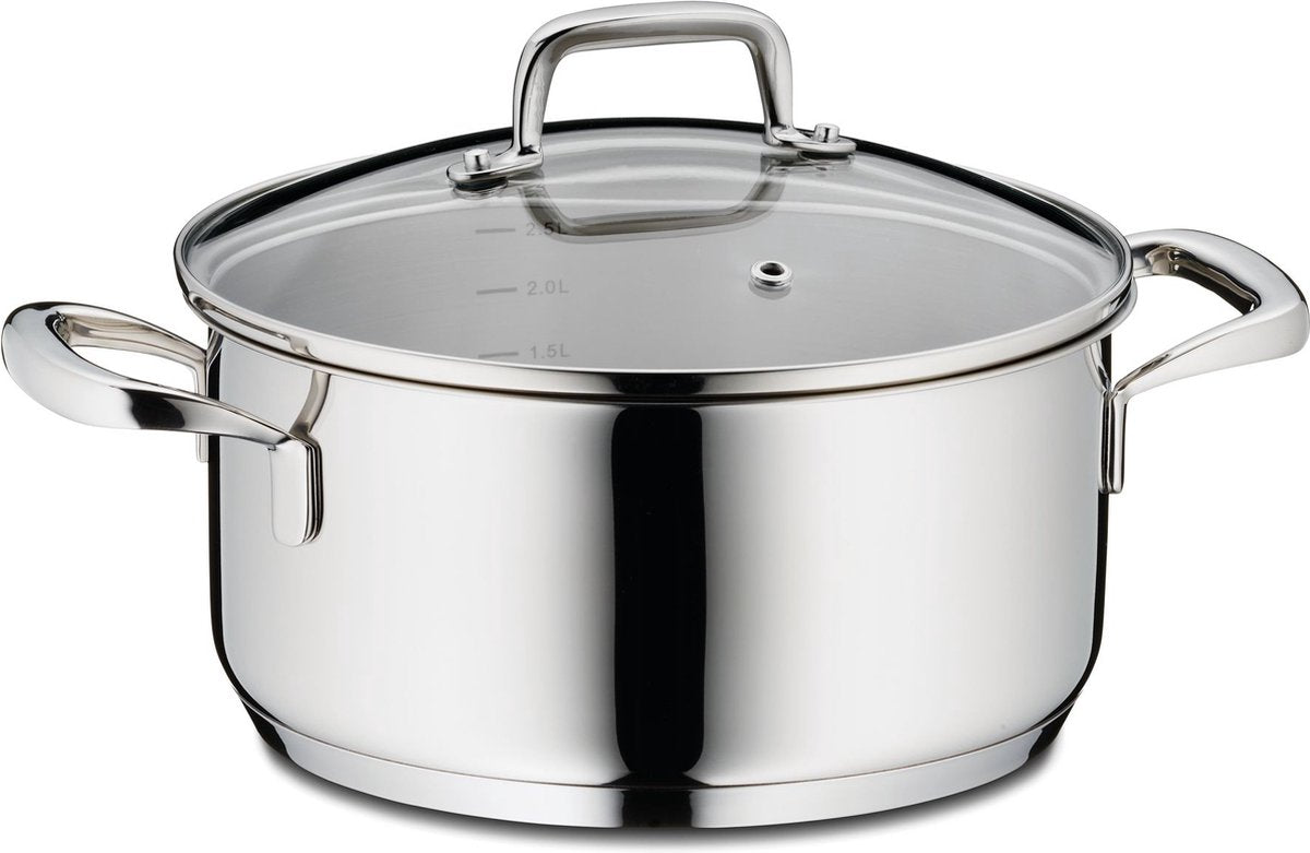 Kela kookpan rvs, 2,4 l - | flavoria