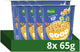 Knorr Good Noodles - Pollo - Pronti in 3 Minuti - 8 x 65 g