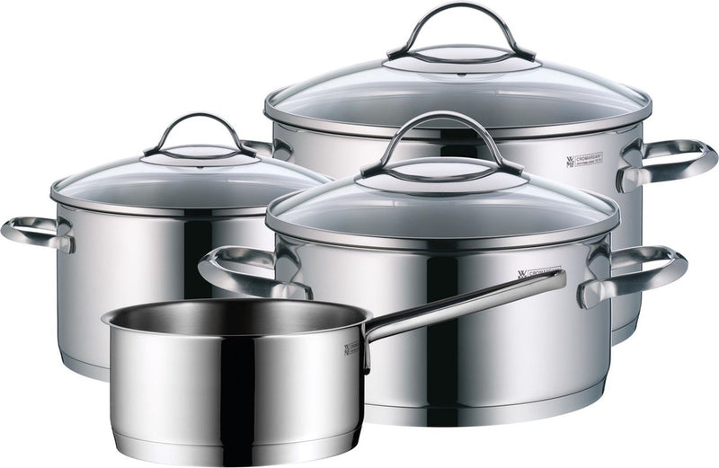 Wmf provence plus - set di padelle - 4 pezzi - acciaio inossidabile