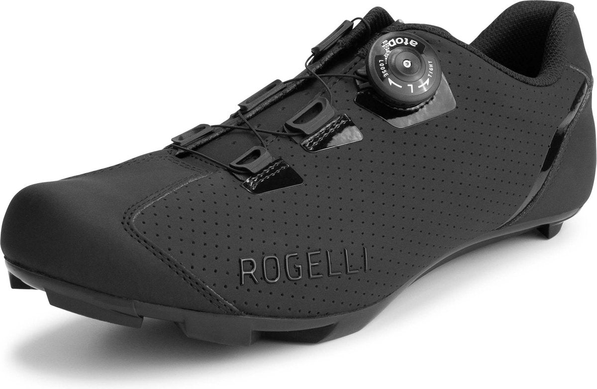 Scarpe da ciclismo Rogelli r-400 da uomo e da donna - nere - 47