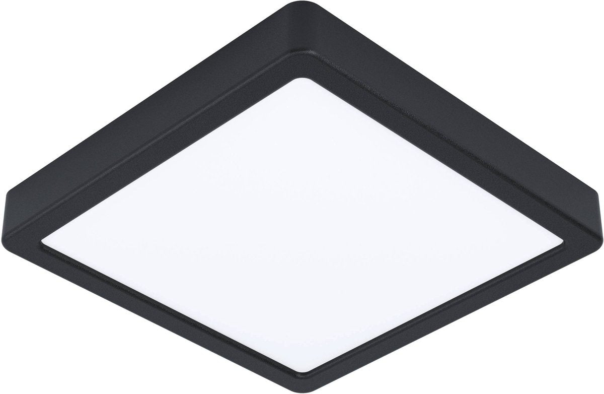 Eglo fueva 5 opbouwlamp - led - 21 cm - zwart wit - dimbaar