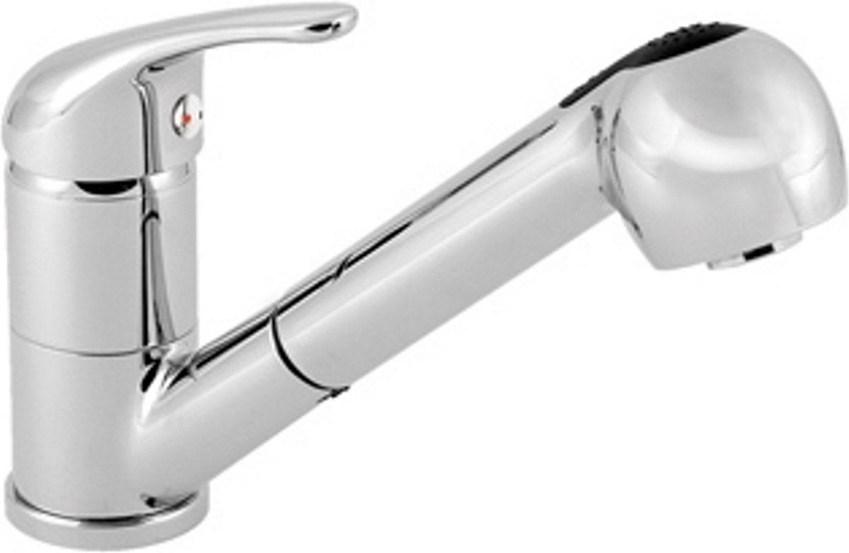 Miscelatore cucina Plieger Time Doccetta estraibile 1 foro cromo