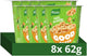 Knorr buona pasta - formaggio jalapeño - pronta in 5 minuti - 8 x 62 g