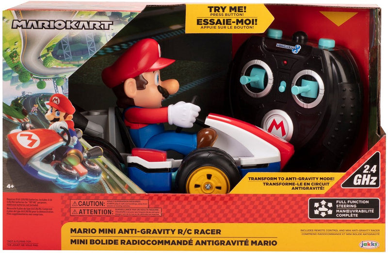 Jakks super mario mini rc anti- gravity racer - mariokart