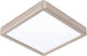 Eglo fueva 5 opbouwlamp - led - 21 cm - grijs - dimbaar