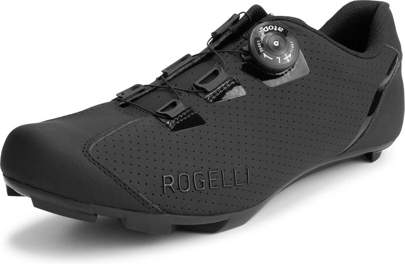 Scarpe da ciclismo Rogelli r-400 da uomo e da donna - nere - 44