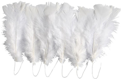 Piume Creative Company, l: 11-17 cm, bianco, 18 gomitoli 1 scatola