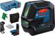 Bosch professional gcl 2-50 g cross line laser verde in valigetta - 0601066m02