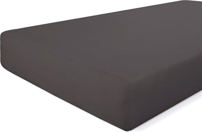 Lenzuolo con angoli Walra cotone croccante - 160x200 - 100% cotone - antracite